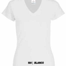 PLAY CUELLO V DAMA  M  BLANCO