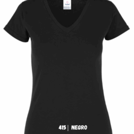 PLAY CUELLO V DAMA  XL  NEGRO