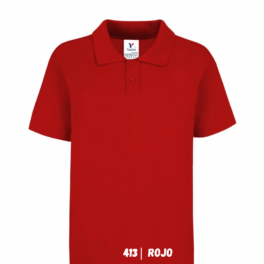 POLO NIÑO CHIFON ROJO  S