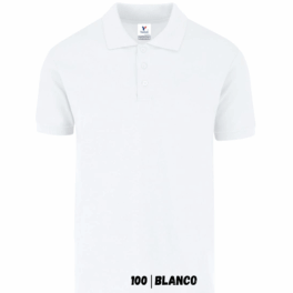 POLO CAB 50/50 BLANCO  L