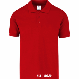 POLO CAB  50/50 ROJO XL