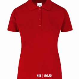 POLO DAMA 50/50 ROJO  S