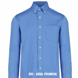 CAM GAB M/LARGA  L  AZUL FRANCIA