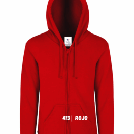 SUDA CAP/CIERRE JUV  XL  ROJO