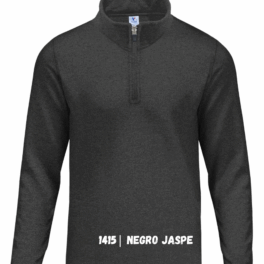 SUDA 1/4 CIERRE NEGRO JASPE XL