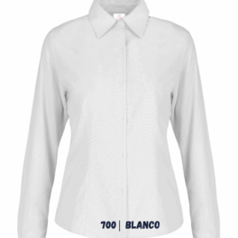 BLUSA OXF M LARGA S  BLANCO