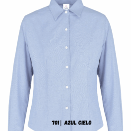 BLUSA OXF M LARGA M  CIELO